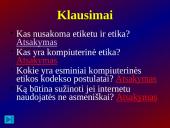 Darbo kompiuteriu bei interneto etiketas 18 puslapis