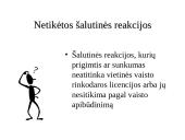 Nepageidaujamos vaistų reakcijos.  Farmakologiniai jų pagrindai 7 puslapis