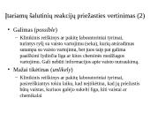 Nepageidaujamos vaistų reakcijos.  Farmakologiniai jų pagrindai 10 puslapis