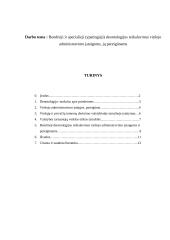 Bendrieji ir specialieji (ypatingieji) deontologijos reikalavimai viešojo administravimo įstaigoms, jų pareigūnams