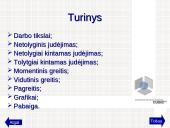 Netolyginis tiesiaeigis judėjimas 2 puslapis