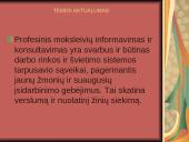 Organizacijos vaidmuo vykdant moksleivių profesinįinformavimą ir konsultavimą 3 puslapis