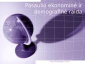Pasaulio ekonominė ir demografinė raida