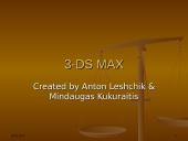Programinė įranga 3-DS Max