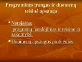 Neteisėtas programų naudojimas bei teisinė atsakomybė