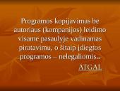 Neteisėtas programų naudojimas bei teisinė atsakomybė 3 puslapis