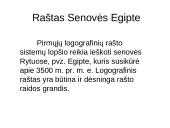 Raštas bei knyga Senovės Rytų valstybėse ir Kinijoje 7 puslapis