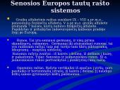 Rašto kilmė ir jos raidos pakopos  13 puslapis