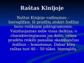 Rašto kilmė ir jos raidos pakopos  16 puslapis