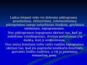 Rašto kilmė ir jos raidos pakopos  9 puslapis