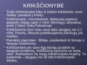 Religijos. Krikščionybė 3 puslapis