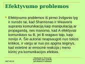 Shannono ir Weaverio komunikacijos modelio privalumai ir trūkumai 15 puslapis