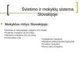 Slovakijos švietimo sistema 8 puslapis