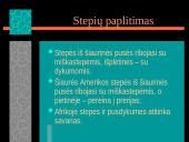 Stepių ir savanų flora, fauna bei bioištekliai 3 puslapis