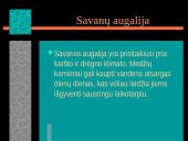 Stepių ir savanų flora, fauna bei bioištekliai 8 puslapis