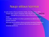 Microsoft Word stiliai 8 puslapis