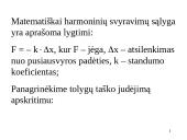 Svyravimai, bangos, garsas ir akustiniai diagnostikos metodai 5 puslapis