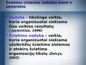 Švietimo sistemos vadybos santykis su bendrąja vadyba. Vadybos teorijų apžvalga 2 puslapis