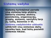 Švietimo sistemos vadybos santykis su bendrąja vadyba. Vadybos teorijų apžvalga 12 puslapis
