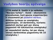 Švietimo sistemos vadybos santykis su bendrąja vadyba. Vadybos teorijų apžvalga 15 puslapis