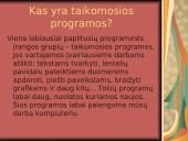 Taikomosios kompiuterinės programos 3 puslapis