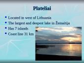 The largest lakes in Lithuania 12 puslapis