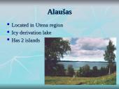 The largest lakes in Lithuania 15 puslapis