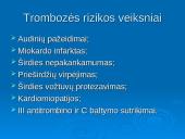 Trombozė ir trombozės rizikos veiksniai 5 puslapis