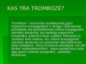 Trombozė be trombozės rizikos veiksniai 2 puslapis