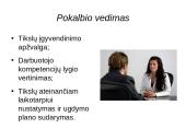 Veiklos vertinimas: metinis vertinimo pokalbis 8 puslapis