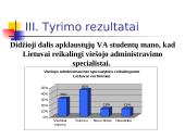 Viešojo administravimo II ir III kurso studentų lūkesčiai viešojo administravimo specialybės atžvilgiu 12 puslapis