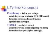 Viešojo administravimo II ir III kurso studentų lūkesčiai viešojo administravimo specialybės atžvilgiu 2 puslapis