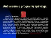 Virusai bei antivirusinės programos 12 puslapis