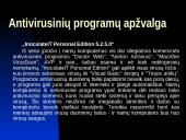 Virusai bei antivirusinės programos 13 puslapis