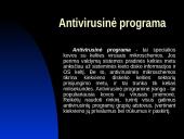 Virusai bei antivirusinės programos 9 puslapis
