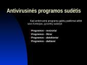 Virusai bei antivirusinės programos 10 puslapis