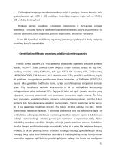 Genetiškai modifikuoti organizmai (GMO) bei ekologinis ūkininkavimas 13 puslapis