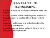 Changes in the organization of public services and their effects on the employment relations 19 puslapis