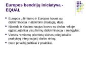Darbo teisės subjektų lygybė nepaisant jų rasės, tautybės, pilietybės 16 puslapis