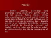 Efektyvaus klientų aptarnavimo elementai 15 puslapis