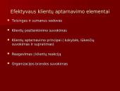Efektyvaus klientų aptarnavimo elementai 3 puslapis