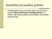 Hiperinfliacija: priežastys, pasekmės, antiinfliacinės priemonės 17 puslapis
