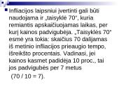 Infliacijos esmė, formos bei priežastys 19 puslapis