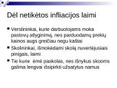 Infliacijos esmė, formos bei priežastys 20 puslapis