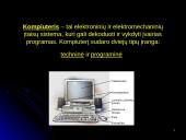 Kompiuterio sandara bei komponentai 3 puslapis
