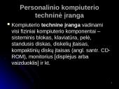 Kompiuterio sandara bei komponentai 4 puslapis