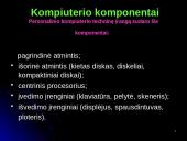 Kompiuterio sandara bei komponentai 5 puslapis
