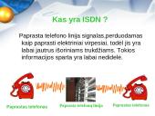 ISDN – universalus integruotas perdavimo tinklas 3 puslapis