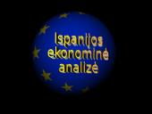 Ispanijos ekonominė analizė