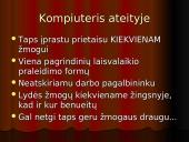 Kompiuteris mūsų kasdieniniame gyvenime 9 puslapis
